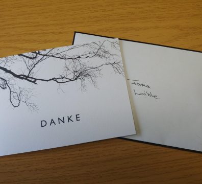 dankeskarte von angehörigen